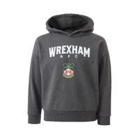 Kids Wrexham Charcoal Hoodie